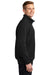 Sport-Tek ST283 Mens Fleece 1/4 Zip Sweatshirt Black Side