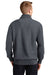 Sport-Tek ST283 Mens Fleece 1/4 Zip Sweatshirt Heather Graphite Grey Back