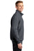 Sport-Tek ST283 Mens Fleece 1/4 Zip Sweatshirt Heather Graphite Grey Side