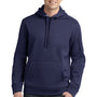 Sport-Tek Mens Repel Moisture Wicking Hooded Sweatshirt Hoodie - True Navy Blue