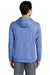 Sport-Tek ST296 Mens Moisture Wicking Fleece Hooded Sweatshirt Hoodie Royal Blue Back