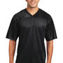Sport-Tek Mens Short Sleeve V-Neck T-Shirt - Black