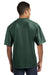 Sport-Tek ST307 Mens Short Sleeve V-Neck T-Shirt Forest Green Back