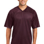 Sport-Tek Mens Short Sleeve V-Neck T-Shirt - Maroon