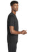 Sport-Tek ST320 Mens Tough Moisture Wicking Short Sleeve Crewneck T-Shirt Black Side