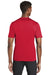 Sport-Tek ST320 Mens Tough Moisture Wicking Short Sleeve Crewneck T-Shirt Red Back