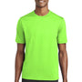 Sport-Tek Mens Tough Moisture Wicking Short Sleeve Crewneck T-Shirt - Neon Green