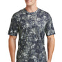 Sport-Tek Mens Mineral Freeze Moisture Wicking Short Sleeve Crewneck T-Shirt - True Navy Blue
