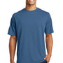 Sport-Tek Mens RacerMesh Moisture Wicking Short Sleeve Crewneck T-Shirt - Dawn Blue - Closeout