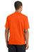 Sport-Tek ST340 Mens RacerMesh Moisture Wicking Short Sleeve Crewneck T-Shirt Neon Orange Back