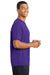 Sport-Tek ST340 Mens RacerMesh Moisture Wicking Short Sleeve Crewneck T-Shirt Purple Side