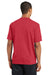 Sport-Tek ST340 Mens RacerMesh Moisture Wicking Short Sleeve Crewneck T-Shirt Red Back