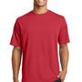 Sport-Tek Mens RacerMesh Moisture Wicking Short Sleeve Crewneck T-Shirt - True Red