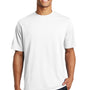 Sport-Tek Mens RacerMesh Moisture Wicking Short Sleeve Crewneck T-Shirt - White