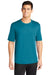 Sport-Tek ST350 Mens Competitor Moisture Wicking Short Sleeve Crewneck T-Shirt Tropic Blue Front
