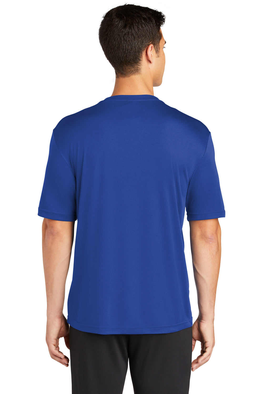 Sport-Tek ST350 Mens Competitor Moisture Wicking Short Sleeve Crewneck T-Shirt Royal Blue Back