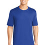 Sport-Tek Mens Competitor Moisture Wicking Short Sleeve Crewneck T-Shirt - True Royal Blue