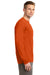 Sport-Tek ST350LS Mens Competitor Moisture Wicking Long Sleeve Crewneck T-Shirt Orange Side