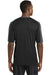 Sport-Tek ST354 Mens Competitor Moisture Wicking Short Sleeve Crewneck T-Shirt Black/Grey Back