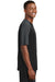 Sport-Tek ST354 Mens Competitor Moisture Wicking Short Sleeve Crewneck T-Shirt Black/Grey Side