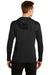 Sport-Tek ST358 Mens Competitor Moisture Wicking Long Sleeve Hooded T-Shirt Hoodie Black Back