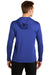 Sport-Tek ST358 Mens Competitor Moisture Wicking Long Sleeve Hooded T-Shirt Hoodie Royal Blue Back
