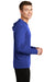 Sport-Tek ST358 Mens Competitor Moisture Wicking Long Sleeve Hooded T-Shirt Hoodie Royal Blue Side