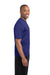 Sport-Tek ST360 Mens Contender Heather Moisture Wicking Short Sleeve Crewneck T-Shirt Cobalt Blue Side