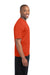 Sport-Tek ST360 Mens Contender Heather Moisture Wicking Short Sleeve Crewneck T-Shirt Orange Side