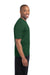Sport-Tek ST360 Mens Contender Heather Moisture Wicking Short Sleeve Crewneck T-Shirt Forest Green Side