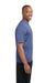 Sport-Tek ST360 Mens Contender Heather Moisture Wicking Short Sleeve Crewneck T-Shirt Royal Blue Side