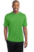 Sport-Tek ST360 Mens Contender Heather Moisture Wicking Short Sleeve Crewneck T-Shirt Turf Green Front