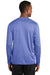 Sport-Tek ST360LS Mens Contender Heather Moisture Wicking Long Sleeve Crewneck T-Shirt Royal Blue Back
