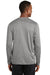 Sport-Tek ST360LS Mens Contender Heather Moisture Wicking Long Sleeve Crewneck T-Shirt Vintage Grey Back