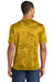 Sport-Tek ST370 Mens CamoHex Moisture Wicking Short Sleeve Crewneck T-Shirt Gold Back