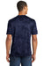 Sport-Tek ST370 Mens CamoHex Moisture Wicking Short Sleeve Crewneck T-Shirt Navy Blue Back