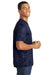 Sport-Tek ST370 Mens CamoHex Moisture Wicking Short Sleeve Crewneck T-Shirt Navy Blue Side