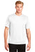 Sport-Tek ST380 Mens Elevate Moisture Wicking Short Sleeve Crewneck T-Shirt White Front