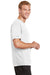 Sport-Tek ST380 Mens Elevate Moisture Wicking Short Sleeve Crewneck T-Shirt White Side
