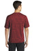 Sport-Tek ST390 Mens Electric Heather Moisture Wicking Short Sleeve Crewneck T-Shirt Deep Red Back