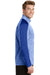 Sport-Tek ST397 Mens Electric Heather Moisture Wicking 1/4 Zip Sweatshirt Royal Blue Side