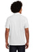 Sport-Tek ST405 Mens Moisture Wicking Short Sleeve Polo Shirt White Back