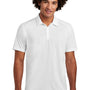 Sport-Tek Mens Moisture Wicking Short Sleeve Polo Shirt - White