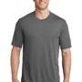 Sport-Tek Mens Competitor Moisture Wicking Short Sleeve Crewneck T-Shirt - Dark Smoke Grey