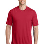 Sport-Tek Mens Competitor Moisture Wicking Short Sleeve Crewneck T-Shirt - Deep Red