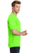 Sport-Tek ST450 Mens Competitor Moisture Wicking Short Sleeve Crewneck T-Shirt Neon Green Side