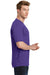 Sport-Tek ST450 Mens Competitor Moisture Wicking Short Sleeve Crewneck T-Shirt Purple Side