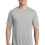 Sport-Tek Mens Competitor Moisture Wicking Short Sleeve Crewneck T-Shirt - Silver Grey