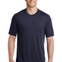 Sport-Tek Mens Competitor Moisture Wicking Short Sleeve Crewneck T-Shirt - True Navy Blue