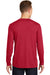 Sport-Tek ST450LS Mens Competitor Moisture Wicking Long Sleeve Crewneck T-Shirt Red Back
